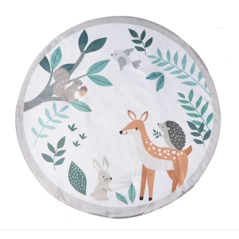 Parent's Choice Woodland Milestone Playmat with Marker Cards NWT